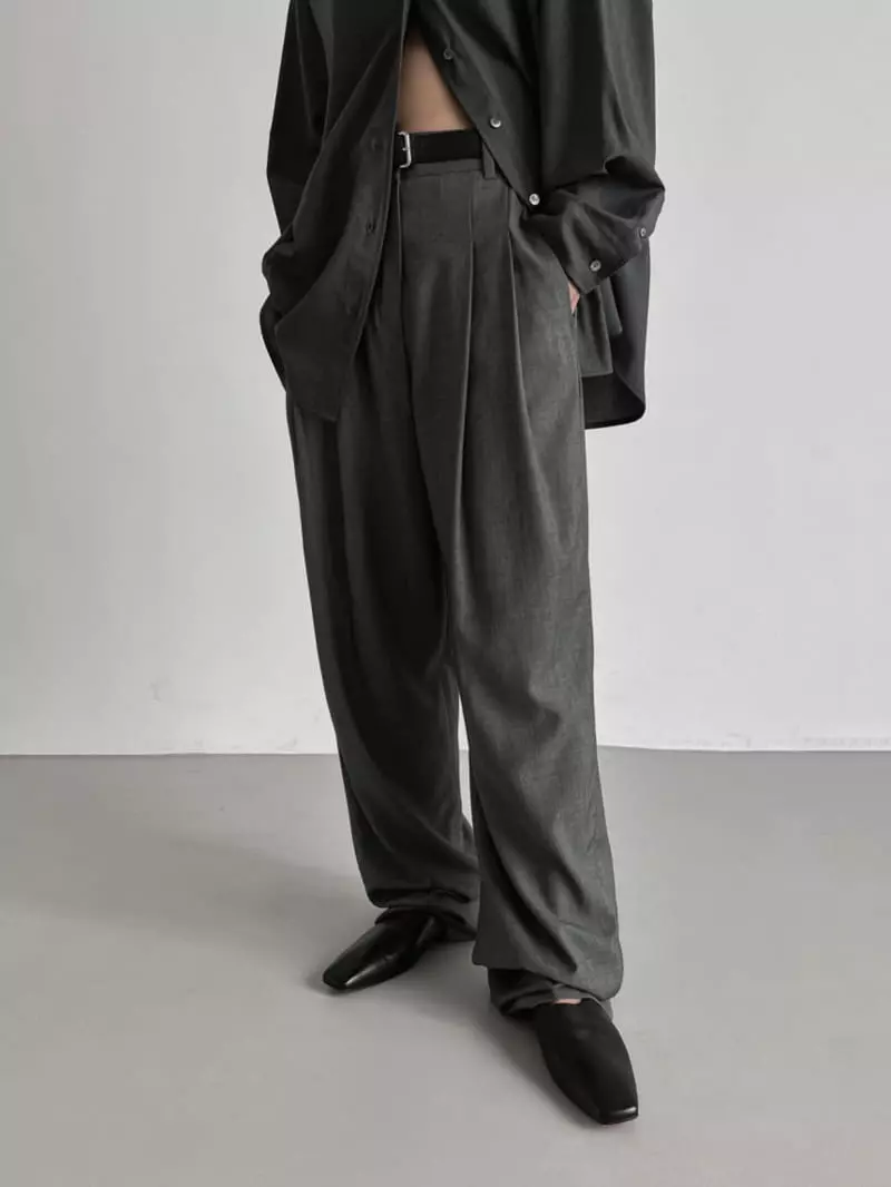 Paper Moon - Korean Women Fashion - #momslook - Oversized Wool Blend Button Down Shirt - 9
