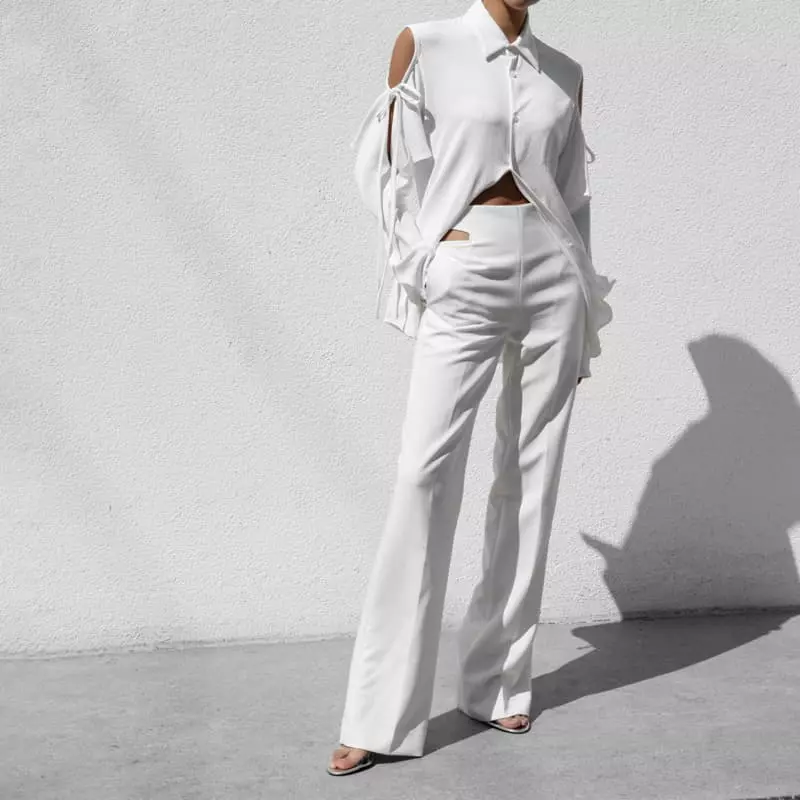 Paper Moon - Korean Women Fashion - #pursuepretty - Cut Out Blouse - 5