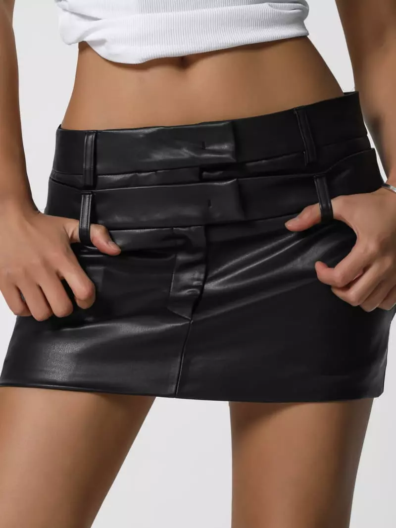 Paper Moon - Korean Women Fashion - #romanticstyle - Double Mini Skirt - 6