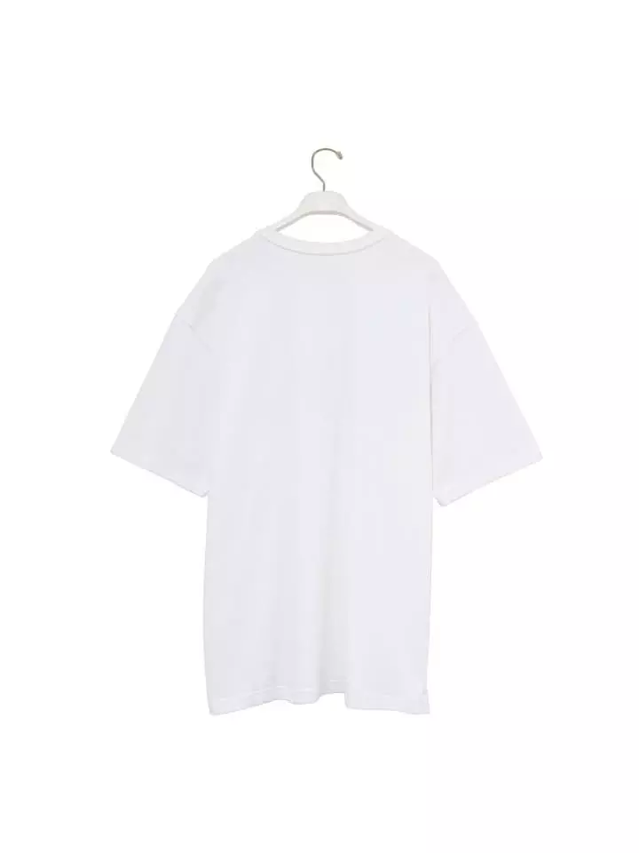 Paper Moon - Korean Women Fashion - #romanticstyle - Oversized LA MODE Print Tee - 5