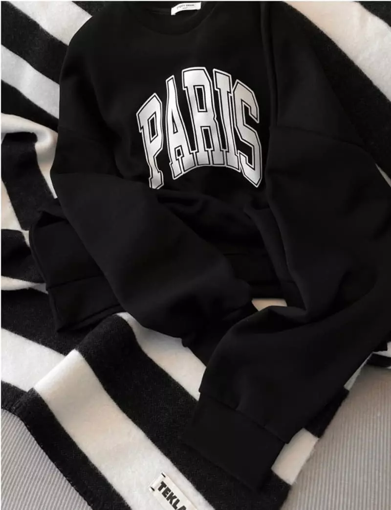 Paper Moon - Korean Women Fashion - #shopsmall - Oversizr Paris Sweatshirt - 3
