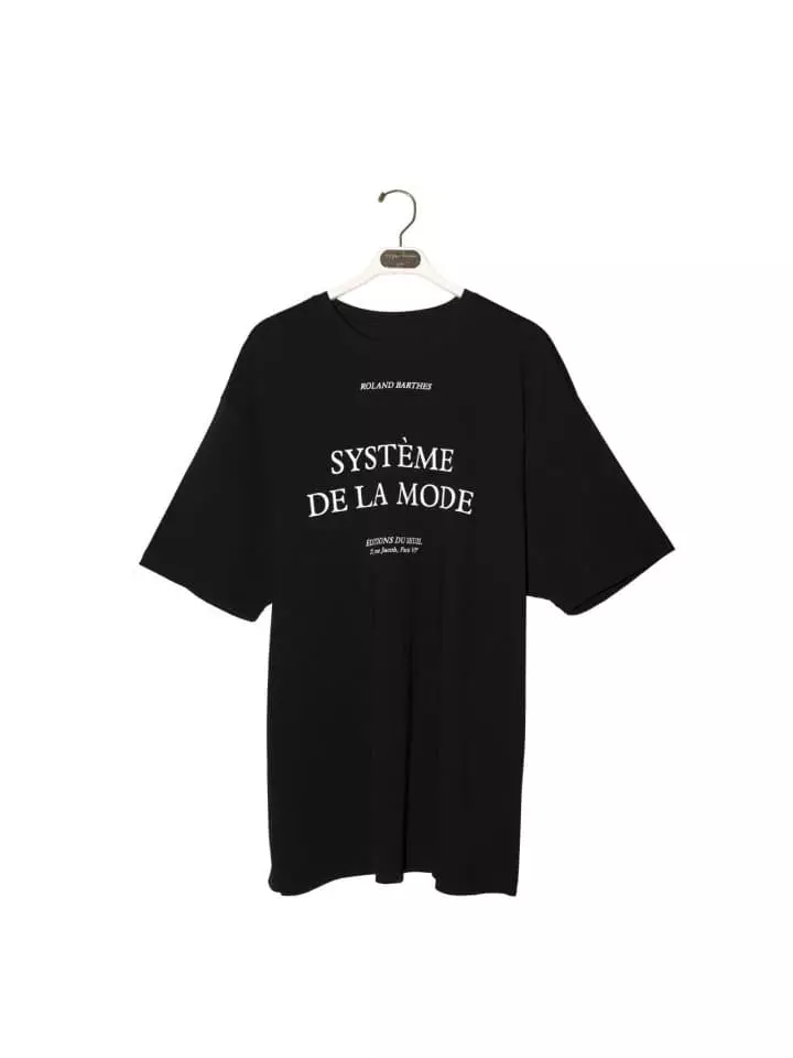 Paper Moon - Korean Women Fashion - #shopsmall - Oversized LA MODE Print Tee - 6