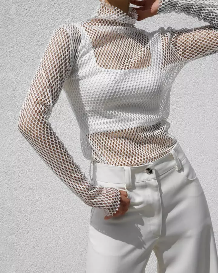 Paper Moon - Korean Women Fashion - #thatsdarling - Fish Neck Mock Neck Top