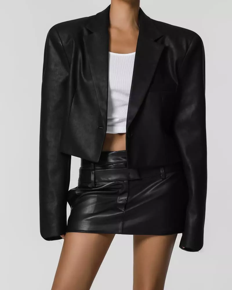 Paper Moon - Korean Women Fashion - #thelittlethings - Crop Vintage Jacket - 6