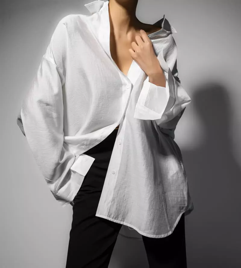 Paper Moon - Korean Women Fashion - #womensfashion - Sheer Silky Shirt - 2