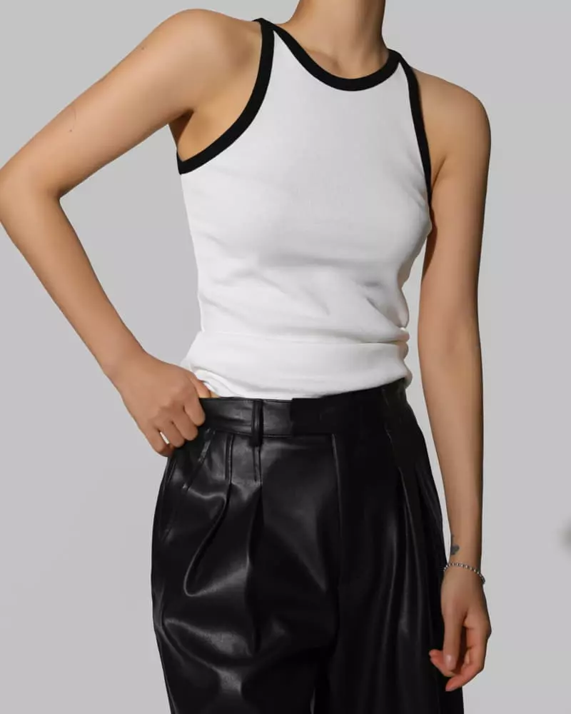 Paper Moon - Korean Women Fashion - #womensfashion - Color Tank Top - 6