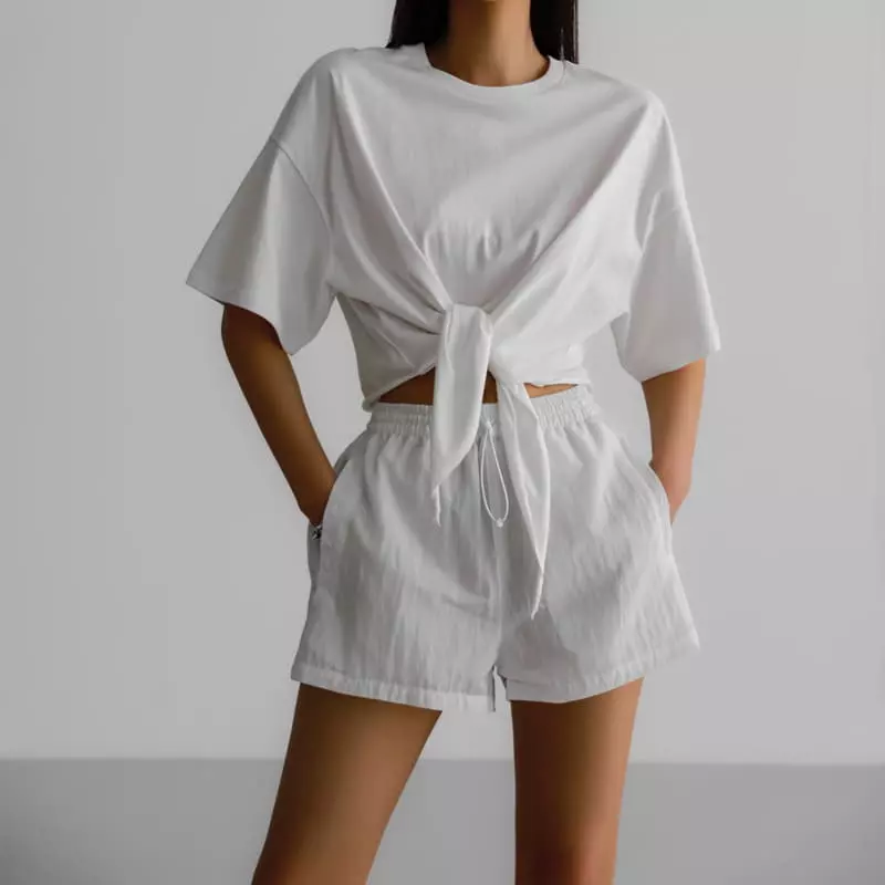 Paper Moon - Korean Women Fashion - #womensfashion - Matalic Shorts - 3