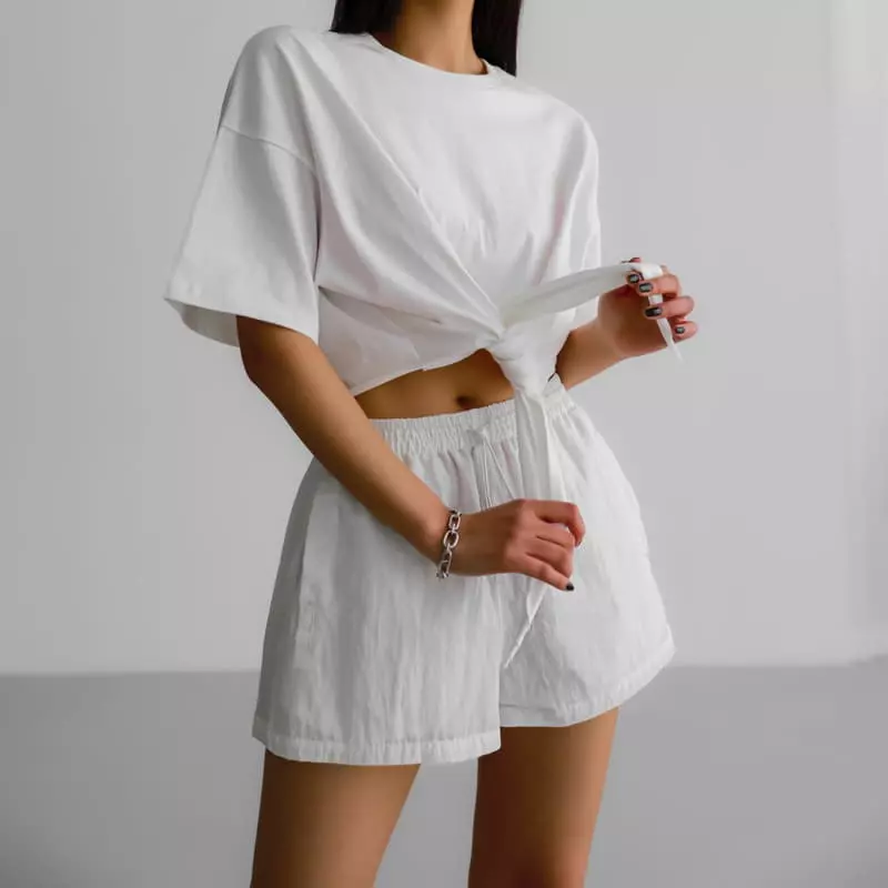 Paper Moon - Korean Women Fashion - #womensfashion - Matalic Shorts - 5
