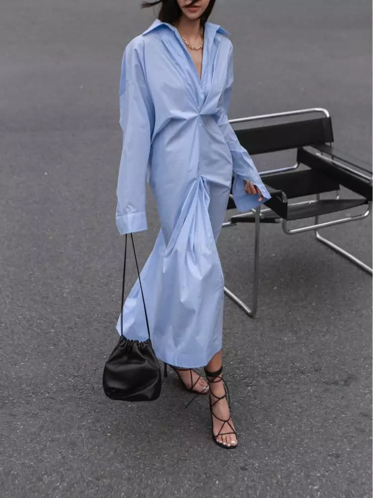 Paper Moon - Korean Women Fashion - #womensfashion - Front Shirt One-piece - 7