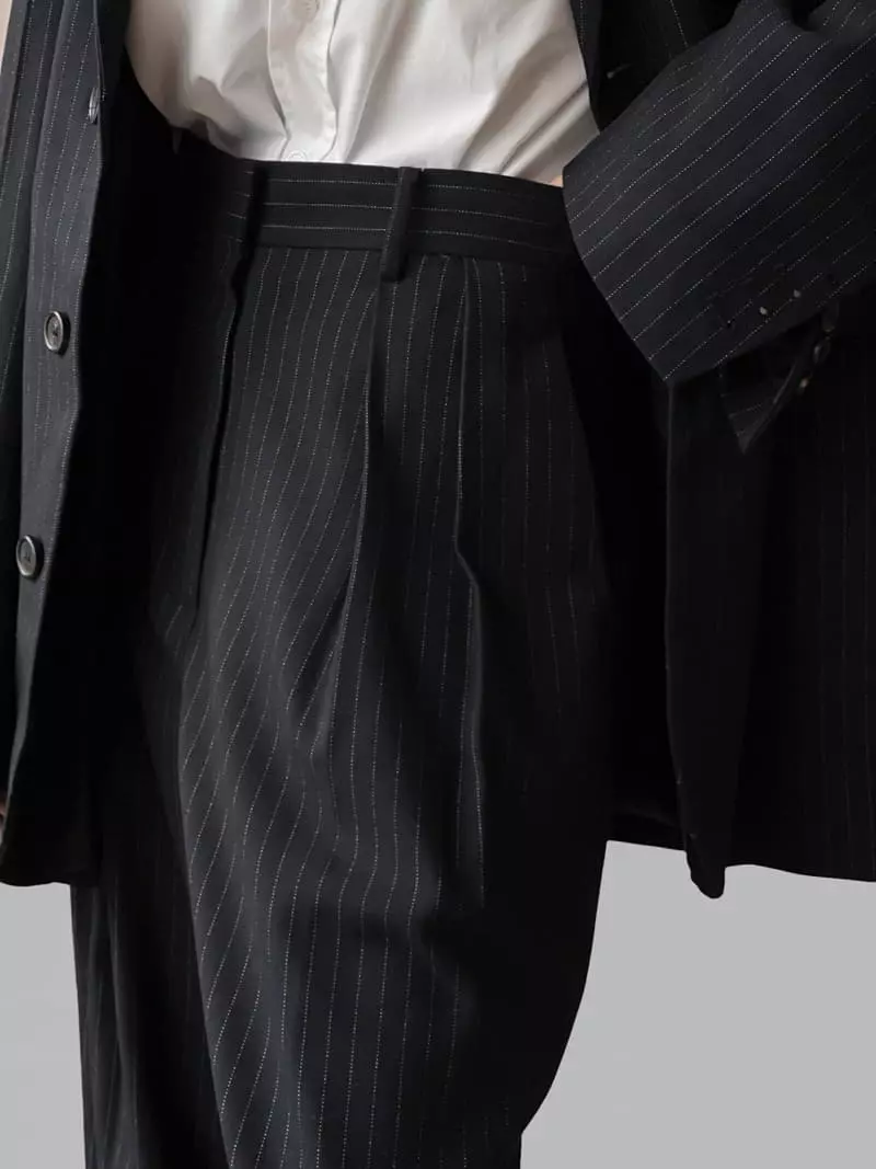 Paper Moon - Korean Women Fashion - #womensfashion - Pin Stripes Pants - 11