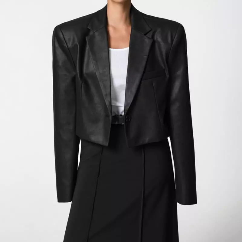 Paper Moon - Korean Women Fashion - #womensfashion - Crop Vintage Jacket - 10