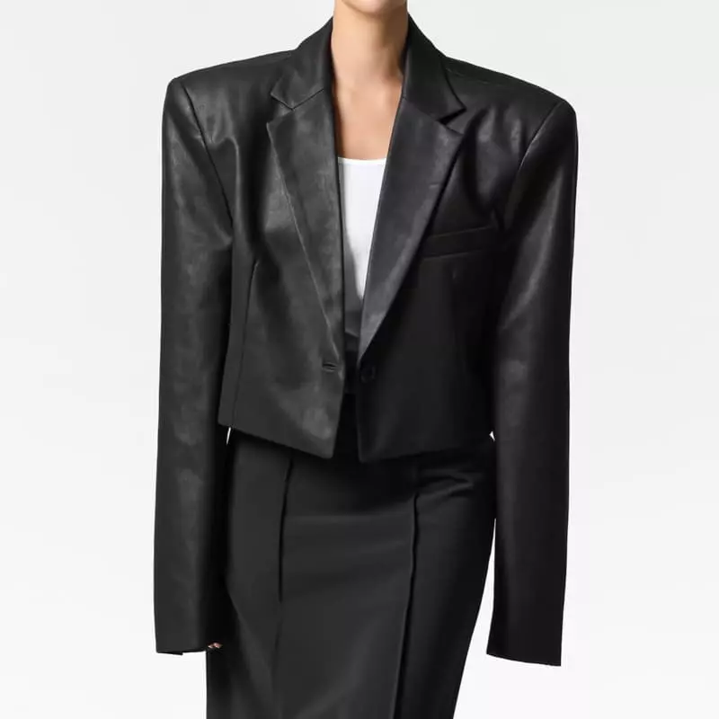 Paper Moon - Korean Women Fashion - #womensfashion - Crop Vintage Jacket - 12