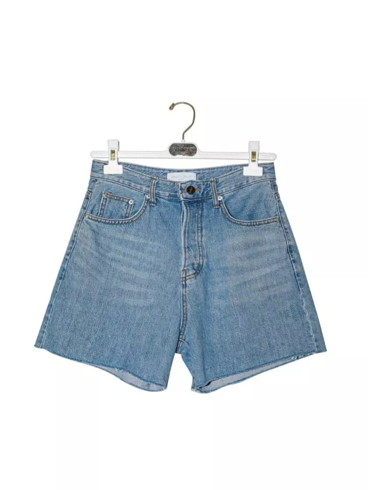 Paper Moon - Korean Women Fashion - #womensfashion - Vintage Oversize Denim Shorts - 2