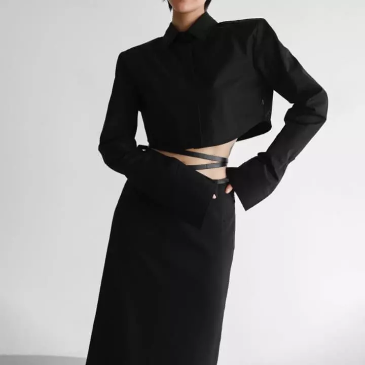 Paper Moon - Korean Women Fashion - #womensfashion - Maxi Length Straight Pencil Line Skirt - 5