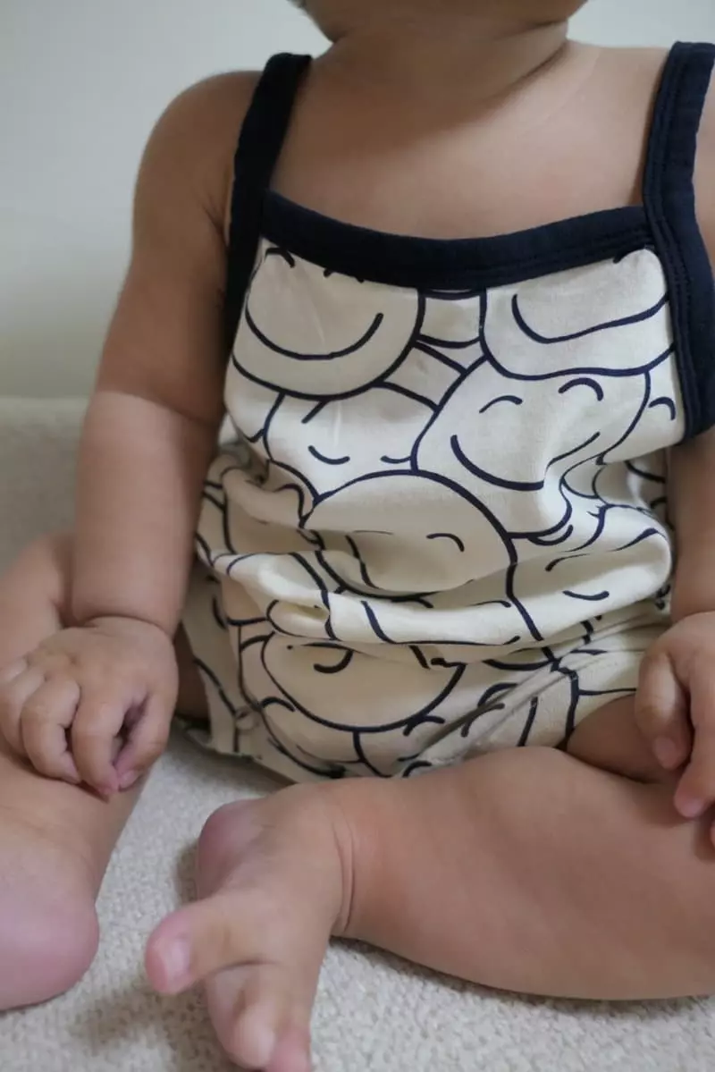Party Kids - Korean Baby Fashion - #babywear - Smile Bodysuit - 7
