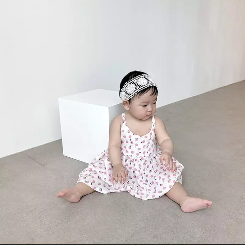 Party Kids - Korean Children Fashion - #discoveringself - Mini Apple One-piece - 2