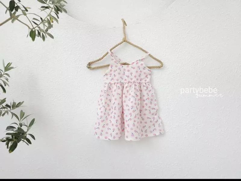Party Kids - Korean Children Fashion - #littlefashionista - Mini Apple One-piece - 8