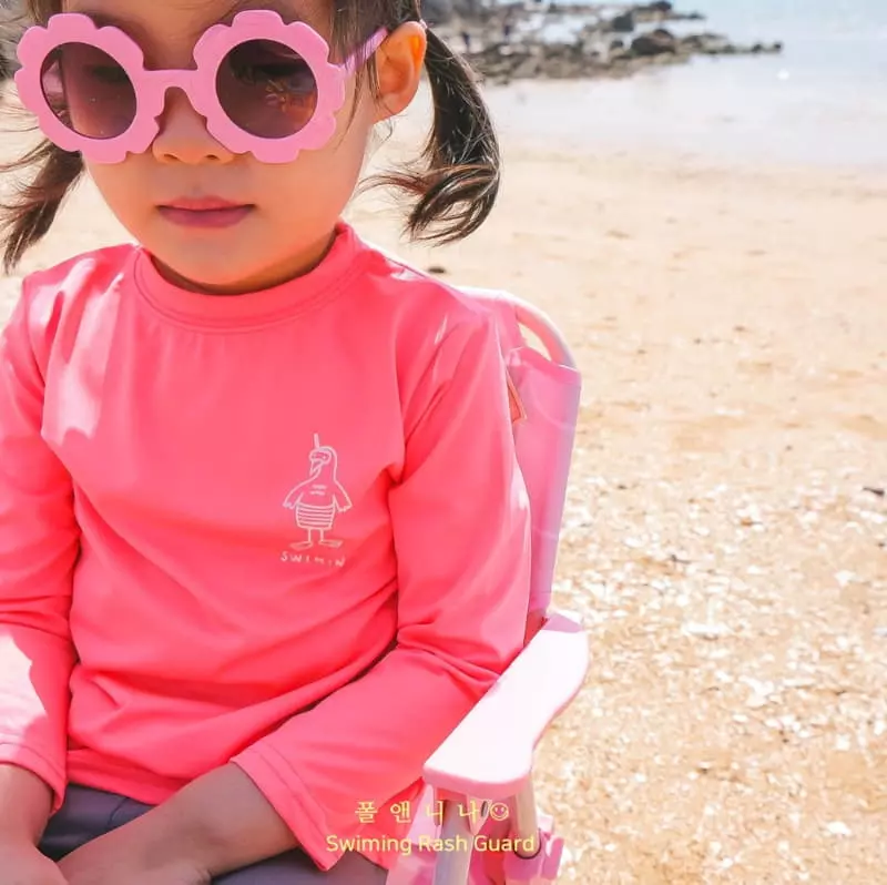 Paul & Nina - Korean Children Fashion - #childofig - Duck Long Sleeves Rashguard - 4
