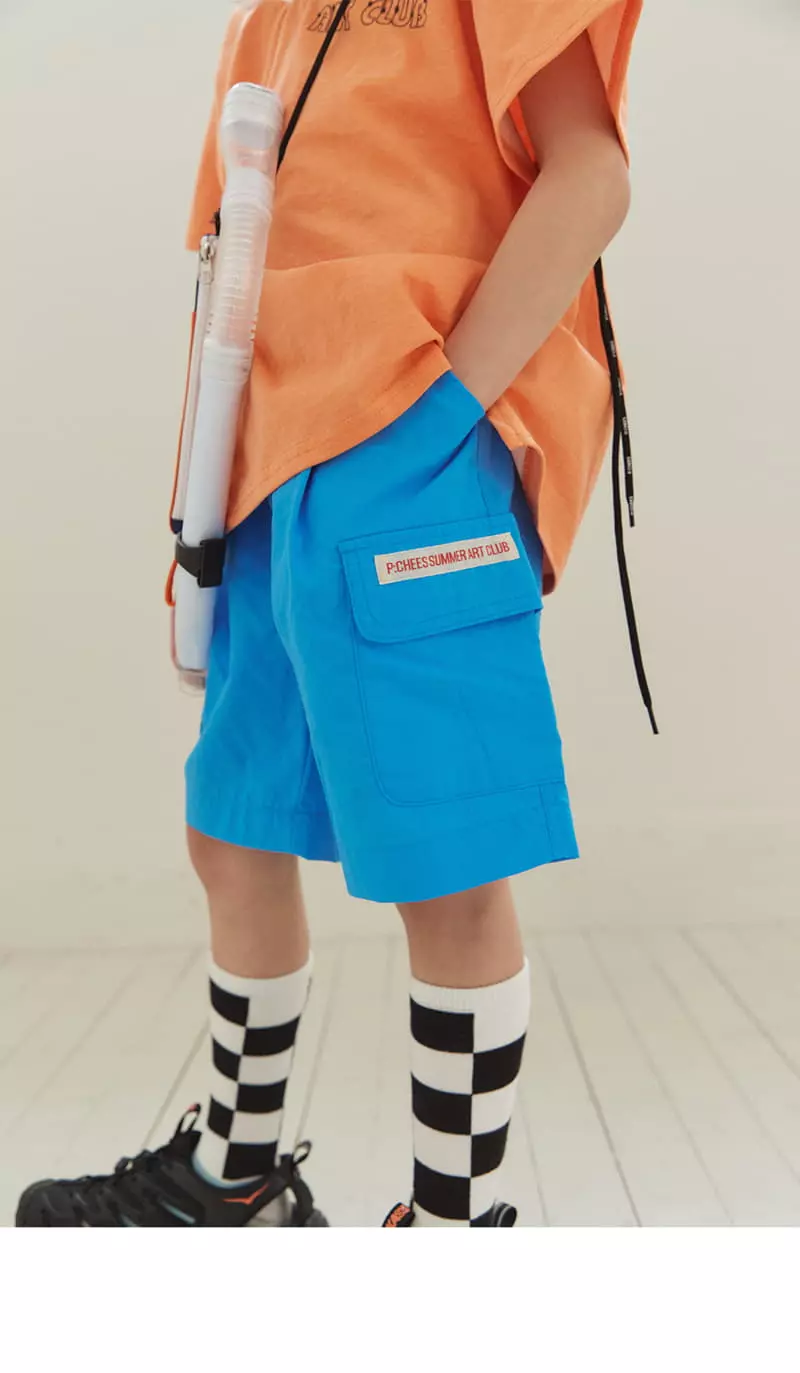 Peach-Cream - Korean Junior Fashion - #kidsshorts - Rich Shorts