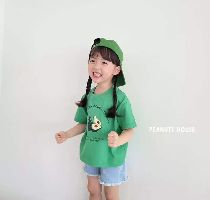 Peanuts - Korean Children Fashion - #childrensboutique - Avocado Tee - 7