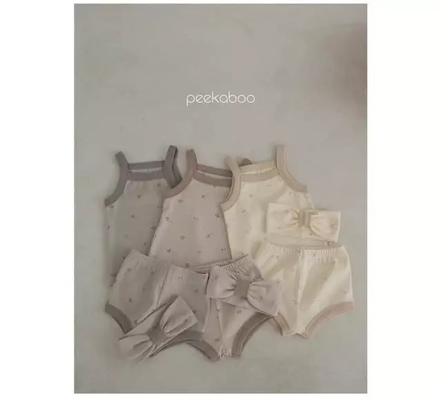 Peekaboo - Korean Children Fashion - #Kfashion4kids - Mushroom Sleeveless Easywear - 5