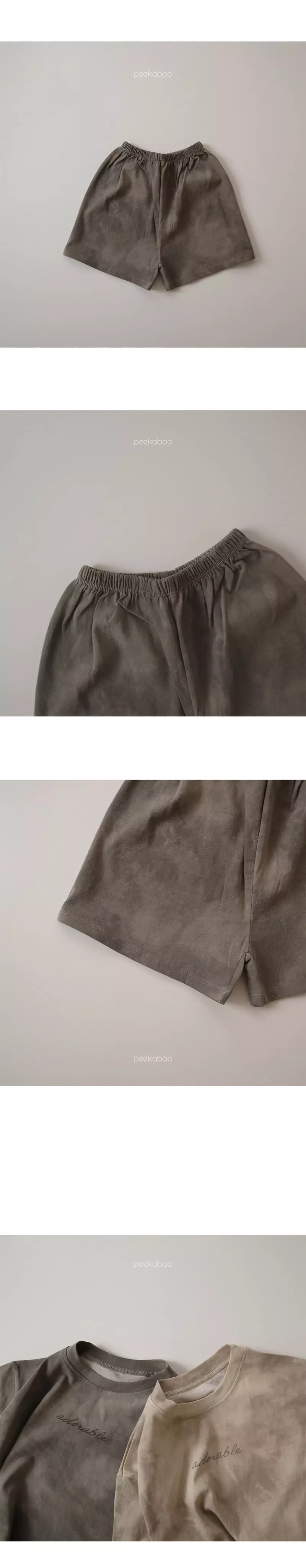 Peekaboo - Korean Children Fashion - #littlefashionista - Sand Top Bottom Set - 5