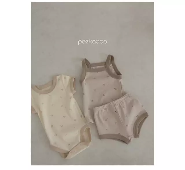 Peekaboo - Korean Children Fashion - #littlefashionista - Mushroom Sleeveless Easywear - 6