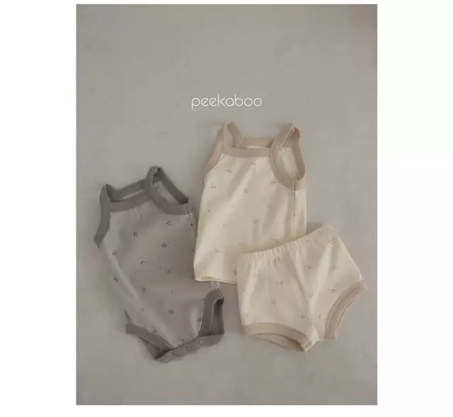 Peekaboo - Korean Children Fashion - #magicofchildhood - Mushroom Sleeveless Easywear - 7