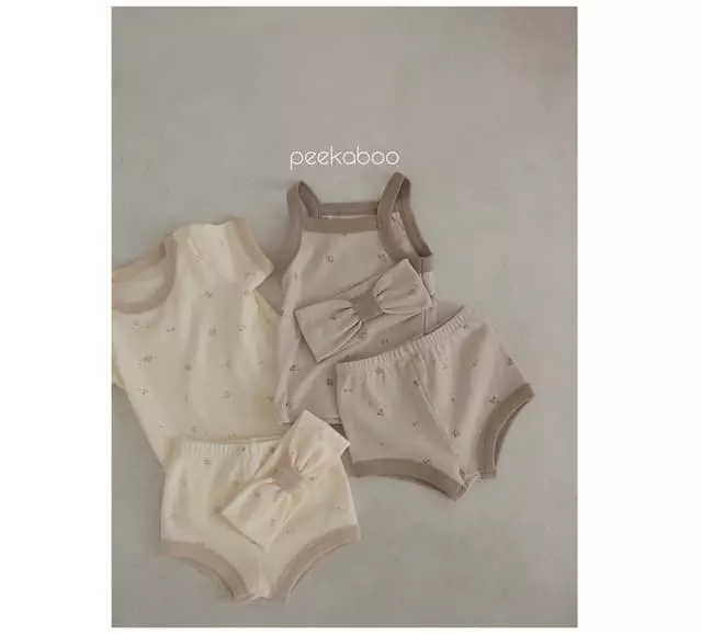 Peekaboo - Korean Children Fashion - #prettylittlegirls - Mushroom Short Sleeves Easywear - 5