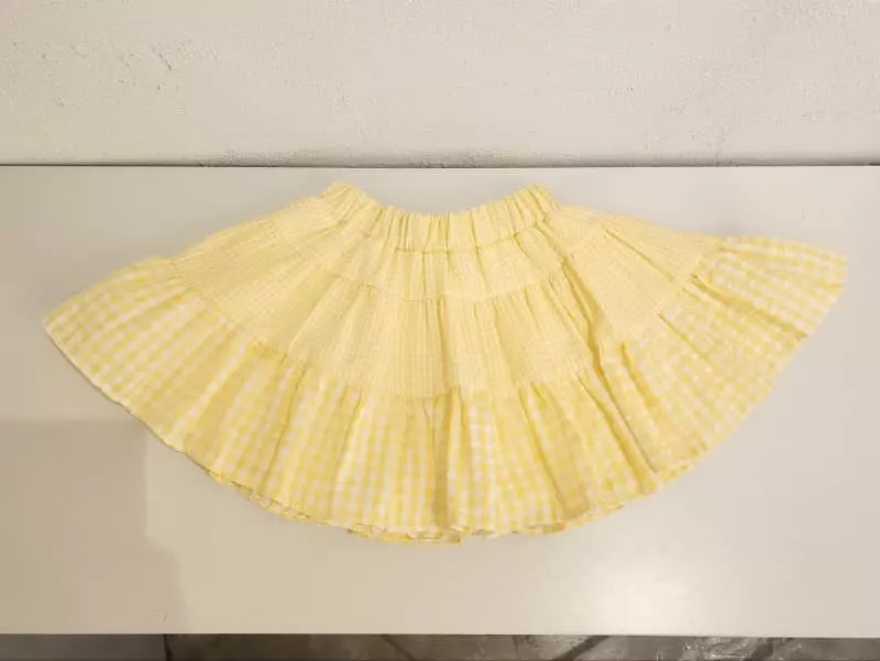 Petit Chou Chou - Korean Children Fashion - #prettylittlegirls - Check Mix Whole Skirt