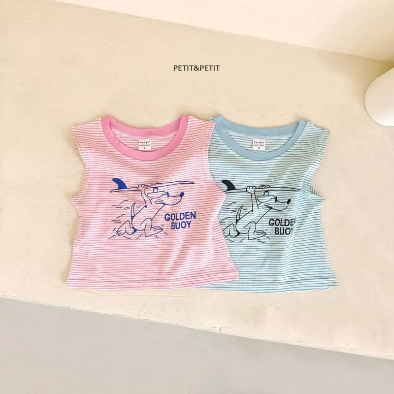 Petit & Petit - Korean Children Fashion - #childofig - Surfing Stripes Sleeveless - 7