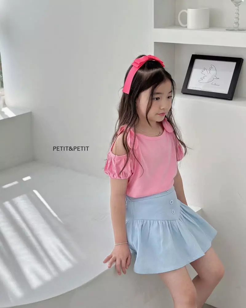 Petit & Petit - Korean Children Fashion - #childofig - Dubble Ribbon Tee - 6