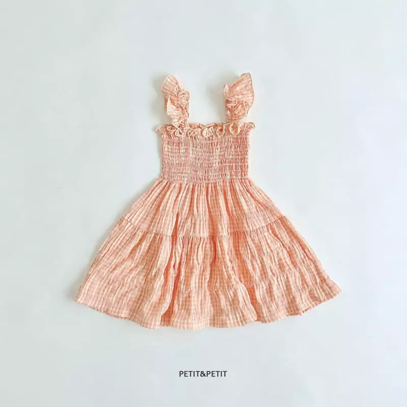 Petit & Petit - Korean Children Fashion - #designkidswear - Smocked One-piece - 5
