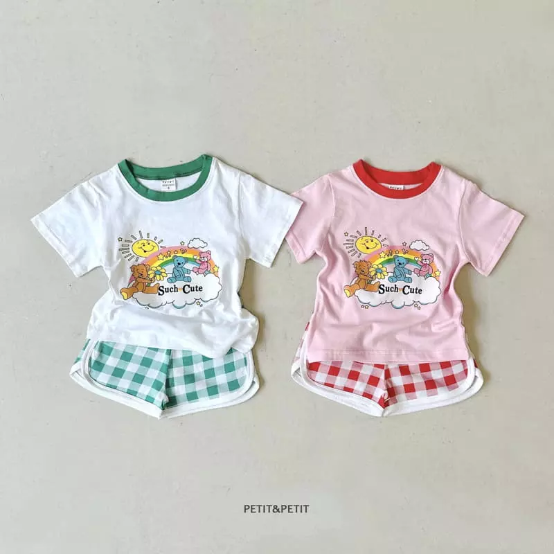 Petit & Petit - Korean Children Fashion - #kidsshorts - Cloud Top Bottom Set - 8