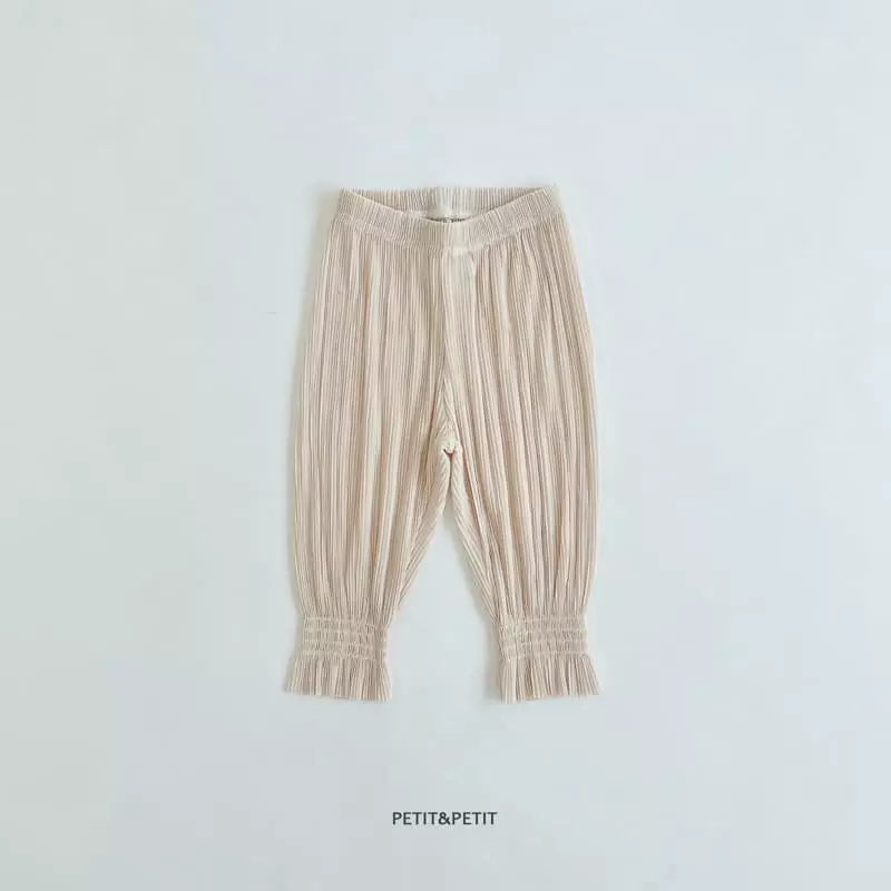 Petit & Petit - Korean Children Fashion - #stylishchildhood - Smocked Pleats Pants - 3