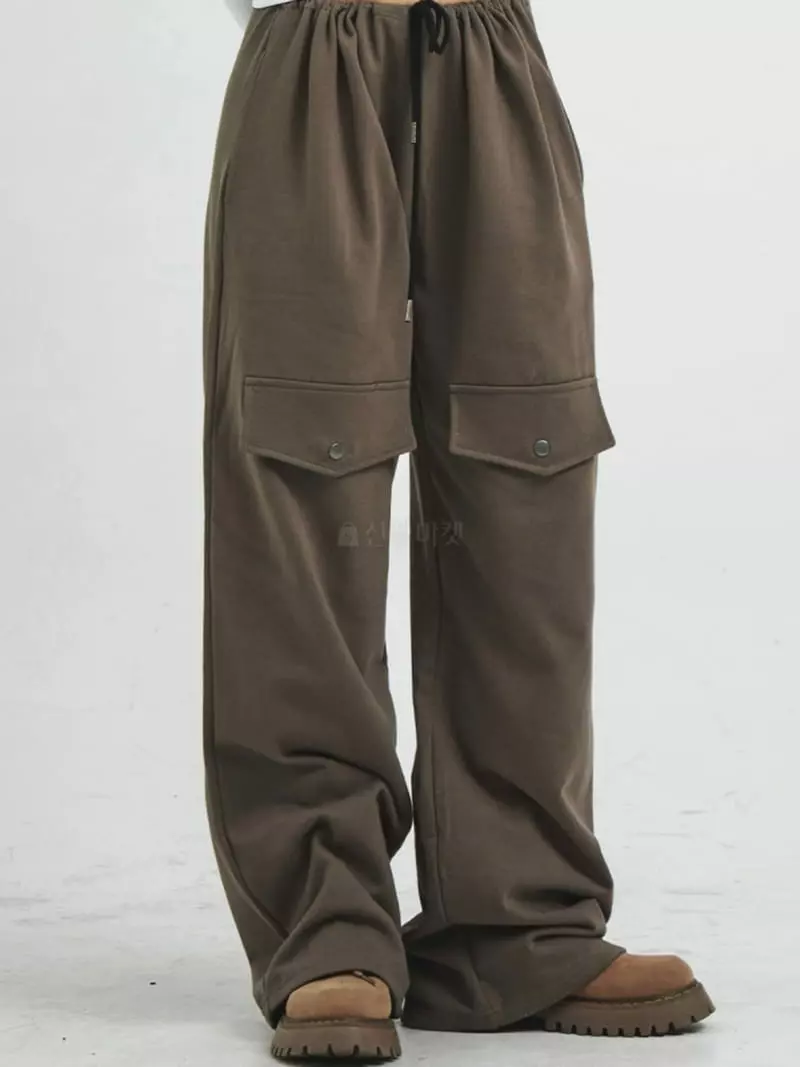 Pin Code - Korean Women Fashion - #romanticstyle - Pocket Pants