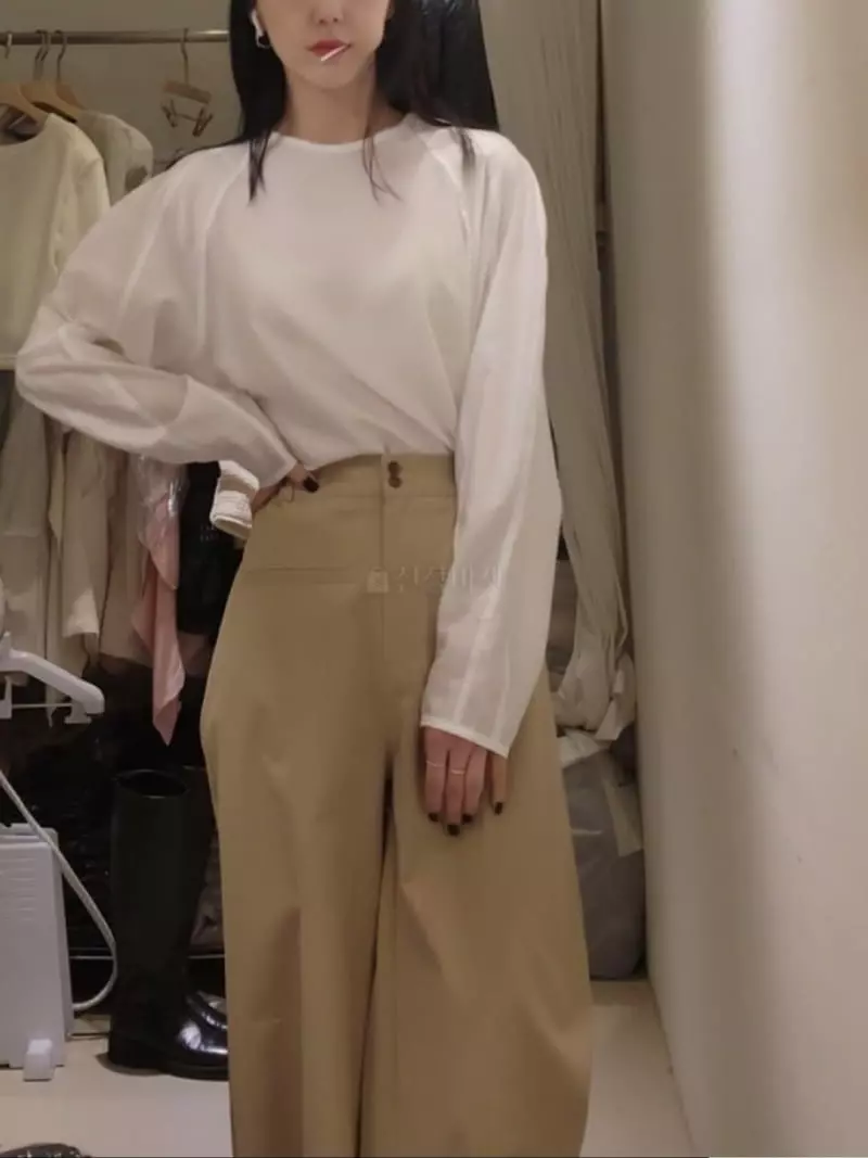 Pin Code - Korean Women Fashion - #momslook - Stitch Blouse - 4