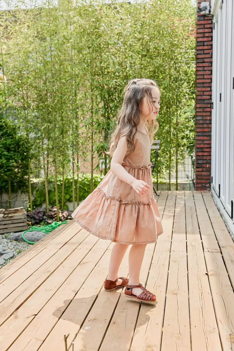 Pink Berry - Korean Children Fashion - #childofig - Beach One-piece with Hairpin - 9