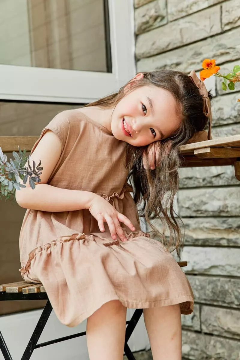 Pink Berry - Korean Children Fashion - #littlefashionista - Beach One-piece with Hairpin - 5