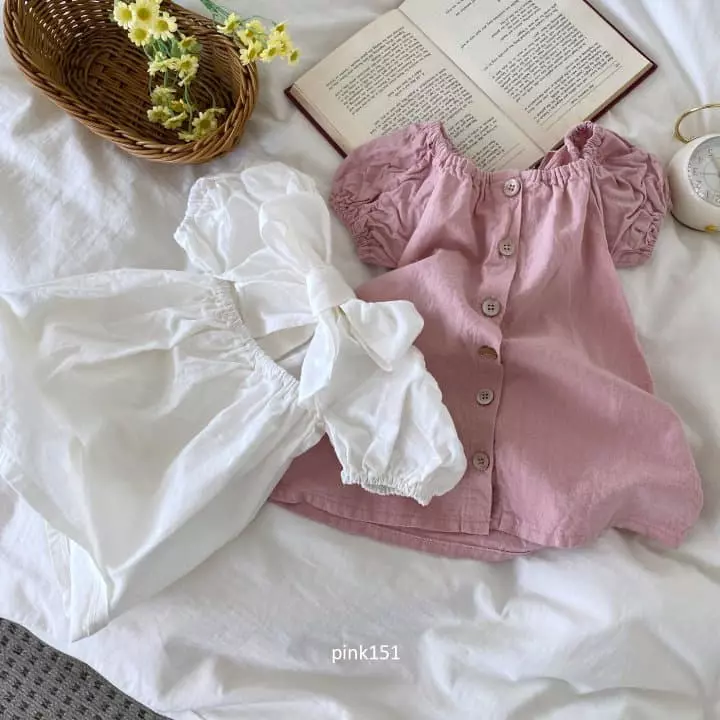 Pink151 - Korean Children Fashion - #Kfashion4kids - Ribbon One-piece - 2