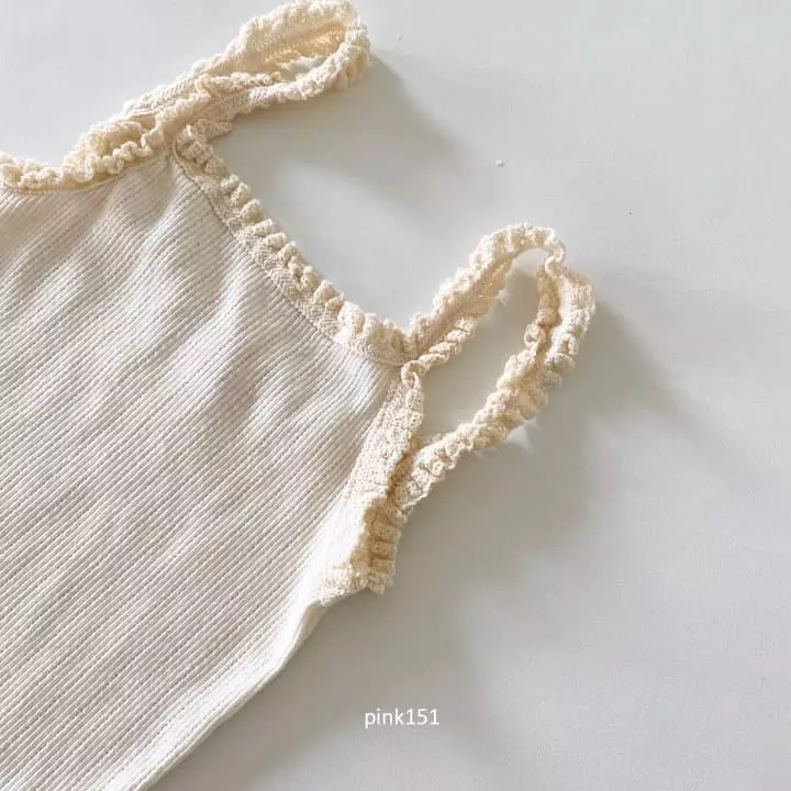 Pink151 - Korean Children Fashion - #childofig - Croiffle Frill Sleeveless - 4