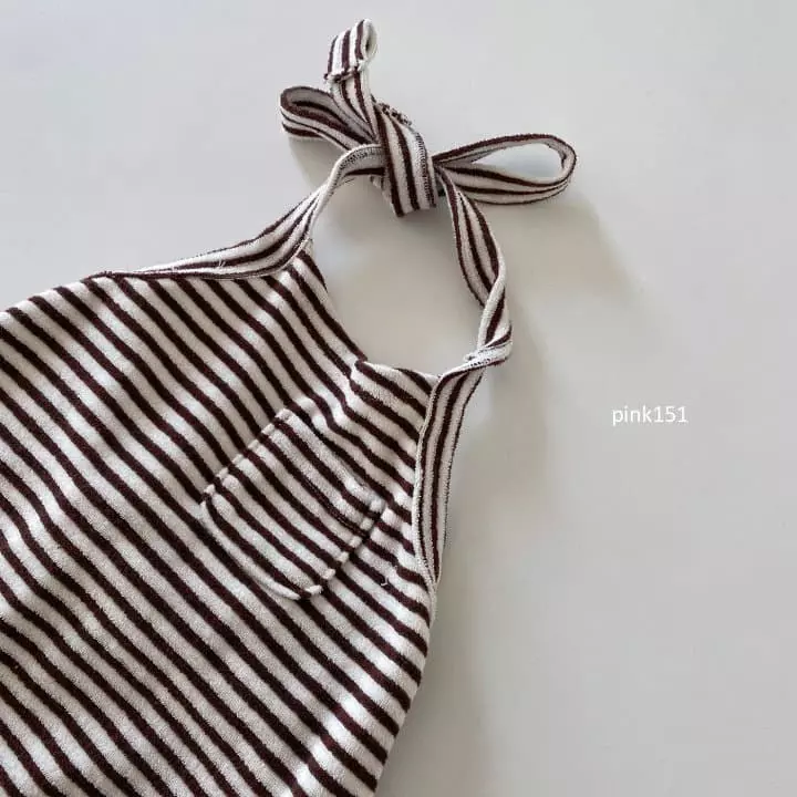 Pink151 - Korean Children Fashion - #childofig - Stripes Wholter One-piece - 7