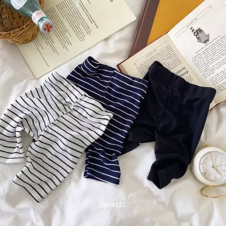 Pink151 - Korean Children Fashion - #todddlerfashion - Rib Shorts Leggings
