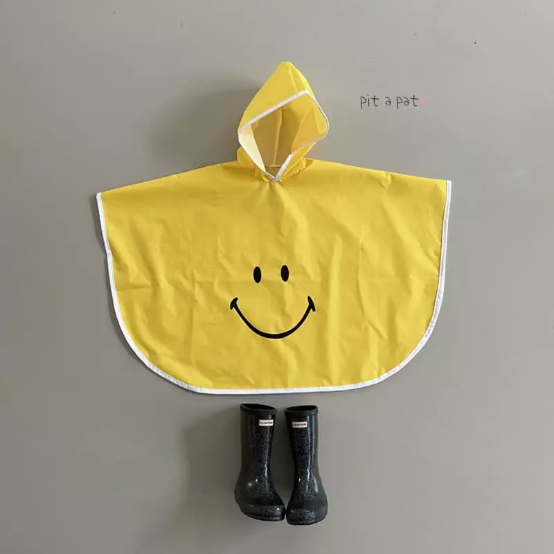 Pitapat - Korean Children Fashion - #Kfashion4kids - Smile Raincoat - 6