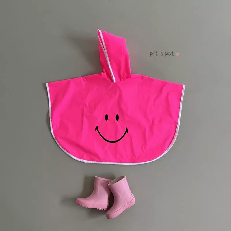 Pitapat - Korean Children Fashion - #kidsshorts - Smile Raincoat - 4