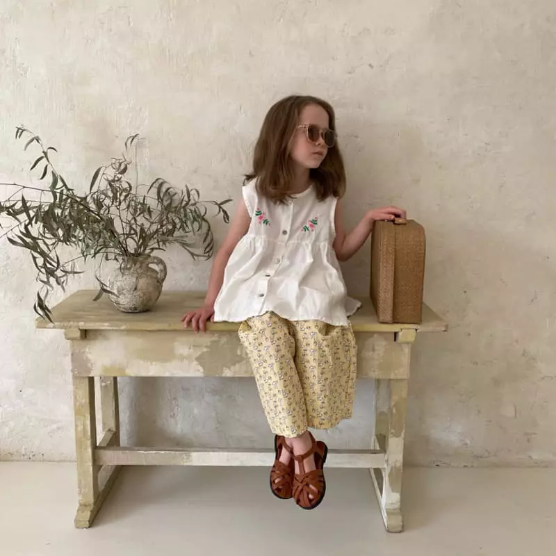Plan B - Korean Children Fashion - #childofig - Layered Sleeveless Blouse - 8