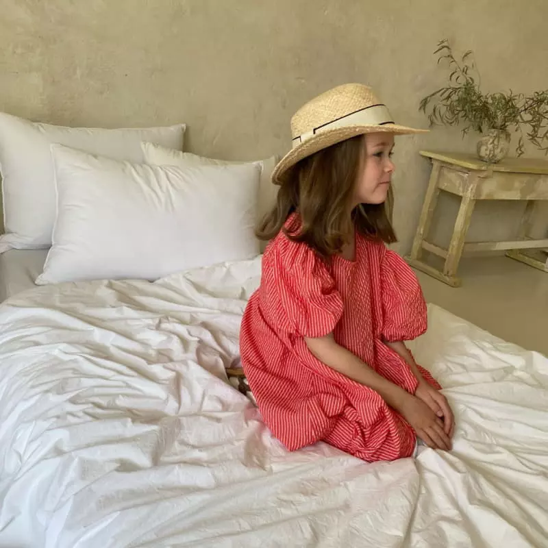 Plan B - Korean Children Fashion - #childofig - Stripes One-piece - 3