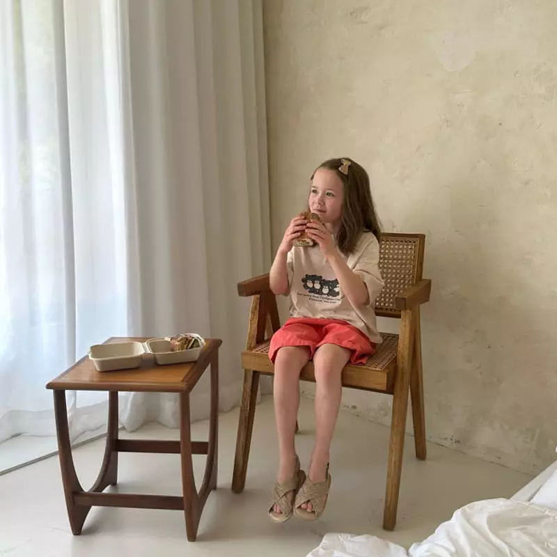Plan B - Korean Children Fashion - #designkidswear - Red Balloon Bear Tee - 2