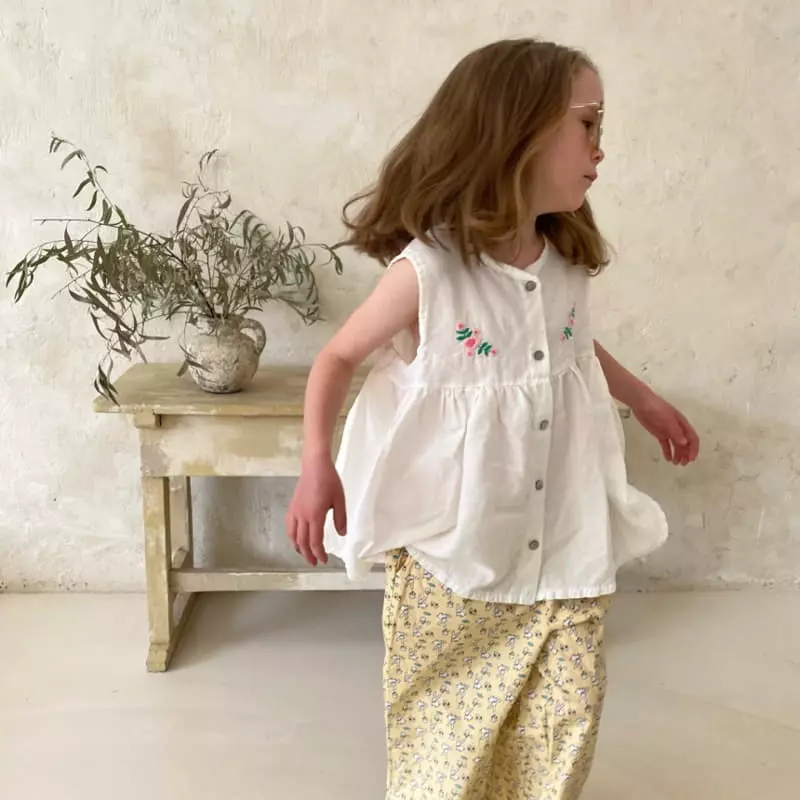 Plan B - Korean Children Fashion - #discoveringself - Layered Sleeveless Blouse - 11