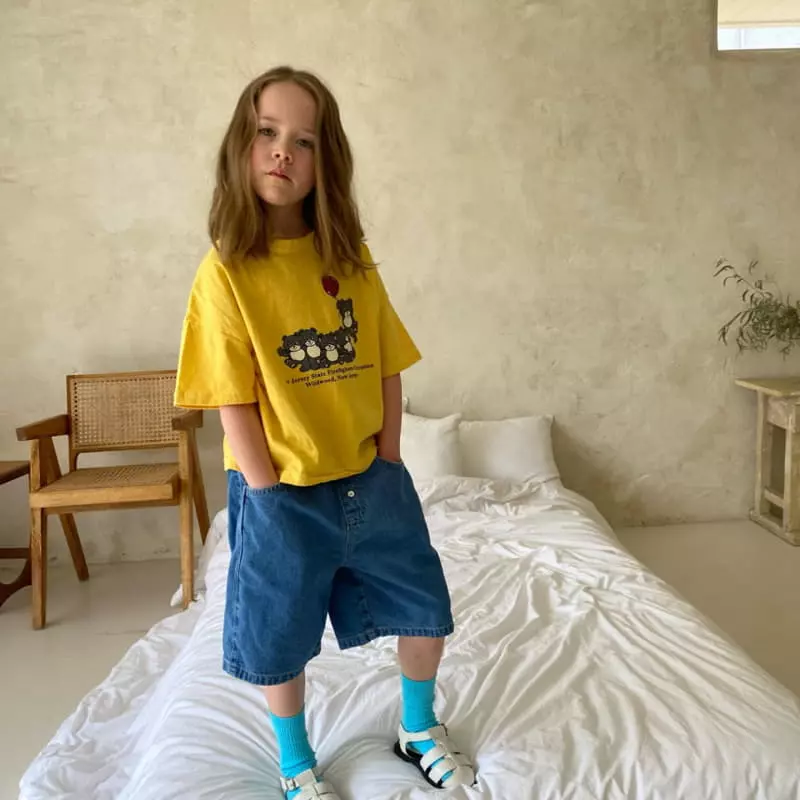Plan B - Korean Children Fashion - #discoveringself - Denim Slit Shorts - 8